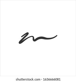 Initial letter m logo design template