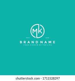 Anfangsbuchstabe m Logo-Design Vektorgrafik-Vorlage
