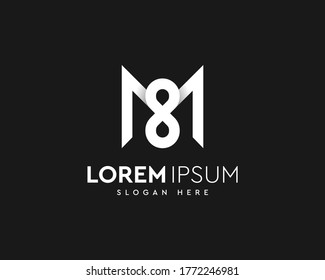 Modern Letter M Logo Design Stock Vector (Royalty Free) 1582464829 ...