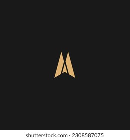 Designvorlage für das Logo des Anfangsbuchstaben M
