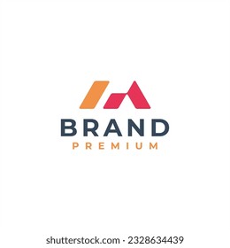 Anfangsbuchstaben m Logo-Design