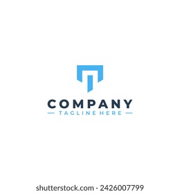initial letter m logo design
