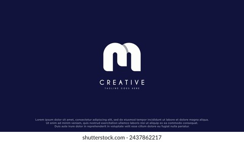 Initial Letter M logo design vector inspiration.