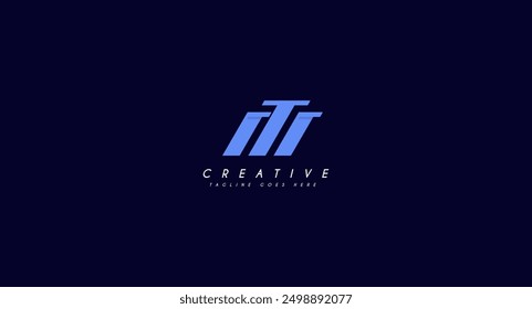 Initial Letter M logo design vector illustration.