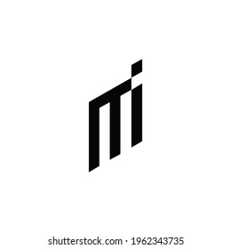 Anfangsbuchstaben M Logo oder Symbol Monogramm. EPS10