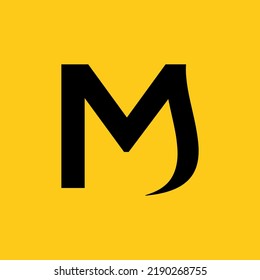 Initial Letter M logo icon design template elements.
