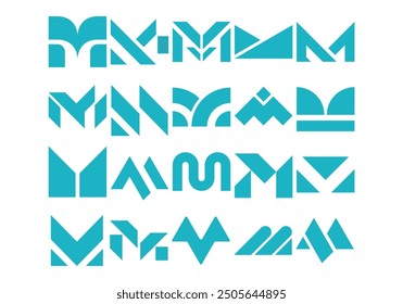 Initial Letter M Logo Pack