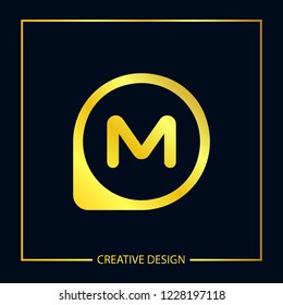 Initial Letter M logo template vector design