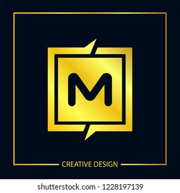 Initial Letter M logo template vector design