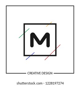 Initial Letter M logo template vector design