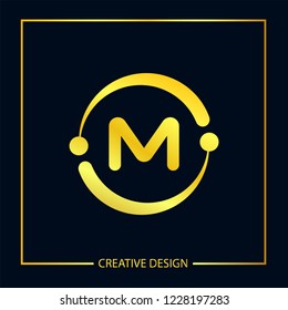 Initial Letter M logo template vector design