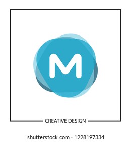Initial Letter M logo template vector design