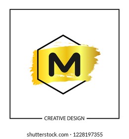 Initial Letter M logo template vector design