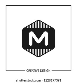 Initial Letter M logo template vector design