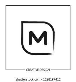 Initial Letter M logo template vector design