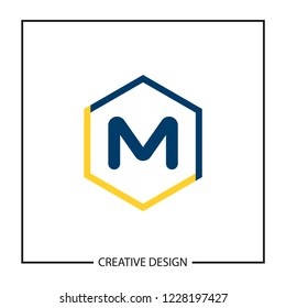 Initial Letter M logo template vector design