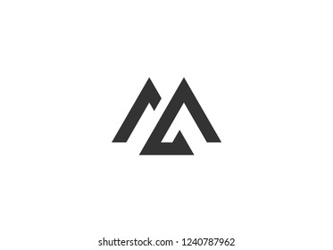 Initial Letter M Logo Template Design