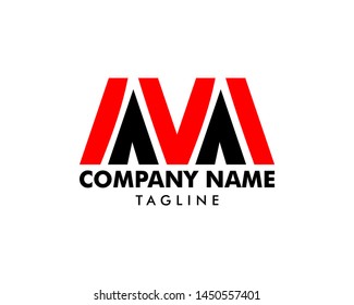 Initial Letter M Logo Template Design