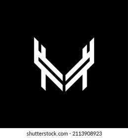 Design der Logo-Vorlage für den Anfangsbuchstaben M