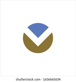 initial letter m logo vector design