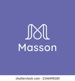 Initial Letter M Logo, Initial Letter Logo For Your Company Name, Alphabet Logo Template Ready For Use, Modern Initial Logo
