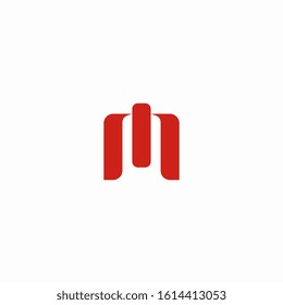 Initial letter of the M LOGO,Modern logo designs