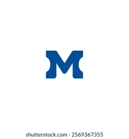 Initial letter M luxury logo. Marketing and investment. Business and Marketing Logos. Flat Vector Logo Design economical