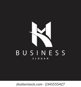 MinimalLogo des Anfangsbuchstaben M, einfacher Logotyp-Vektorgrafik, Corporate Identity Emblem Modernes, luxuriöses und elegantes Symbol-Design-Markenzeichen, Unternehmen, Unternehmen