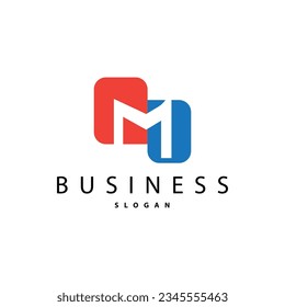 Initial Letter M Minimalist Logo, Simple Logotype Vector, Corporate Identity Emblem Modern, Luxurious And Elegant Symbol Design Brand, Company, Business