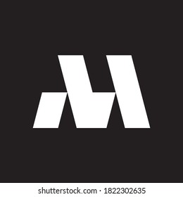 Logo-Design von Letter M. Lineares, kreatives, minimales Monogramm-Symbol. Universelles elegantes Vektordesign. Premium Business-Logo. Bildalphabetensymbol