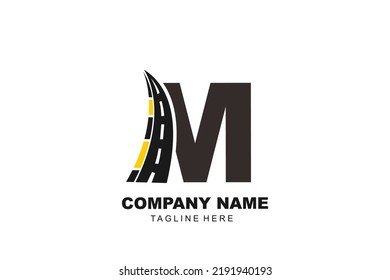 Initial Letter M Street Logo