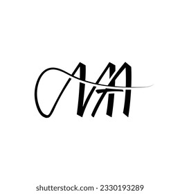 Initial letter MA logo design creative