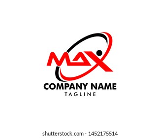 Initial Letter Max Design Logo