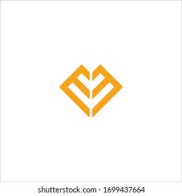 Initial letter mb or bm logo vector design template