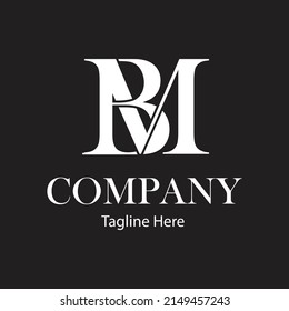 initial letter MB company logo template vector design