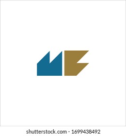 Plantilla de diseño vectorial de logotipo mb de letra inicial o de logotipo bm