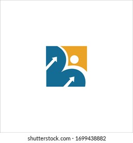 Designvorlagen für die Vektorillustration des Anfangsbuchstaben mb-Logos oder bm-Logos