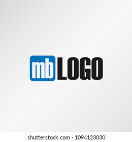 Initial Letter MB Logo Design