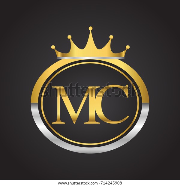 Initial Letter Mc Logotype Company Name Stock Vector