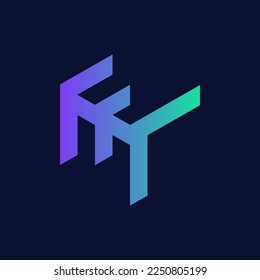 Initial Letter ME Logo Design, modern und einfach