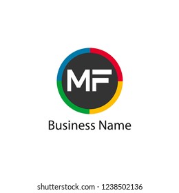 Initial letter ME logo template