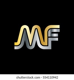 Initial Letter MF Linked Design Logo