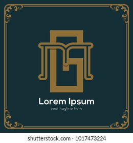 Initial letter MG