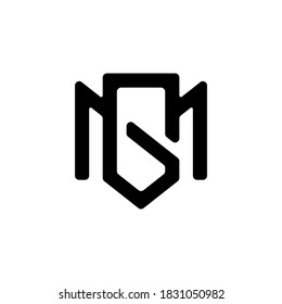 initial Letter MG Design Logo