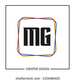 Initial Letter MG Logo Template Design