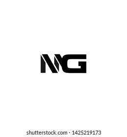 Initial Letter MG Modern Design Logo