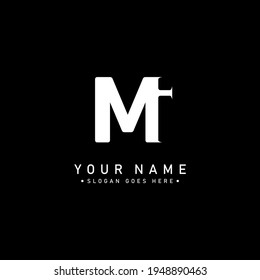 Initial Letter Mi Logo Simple Business Stock Vector (Royalty Free ...