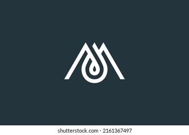 Initial Letter MJ or JM Logo Design Vector Template