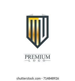 Initial Letter MN Company Design Logo Template
