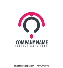 Initial Letter MN Design Logo